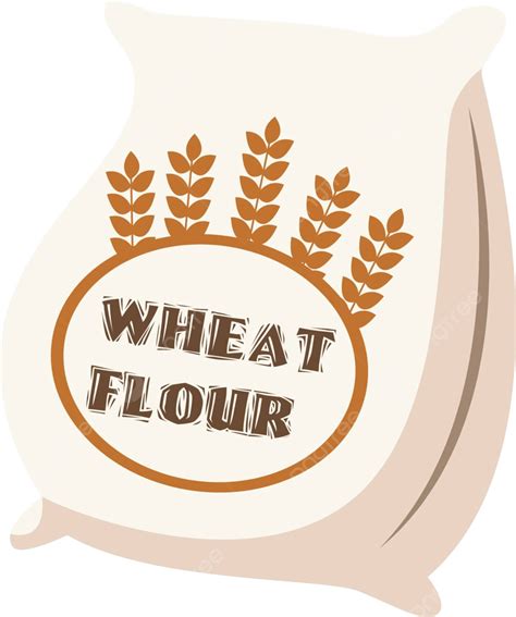 Wheat Flourillustrationvector On White Background Burlap Background ...