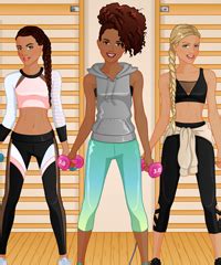 BFF Studio Workout Friends Dress Up Game | Friends workout, Fitness ...