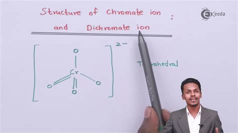 Structure Of Chromate Ion And Dichromate Ion - D and F Block Elements - Chemistry Class 12 - YouTube