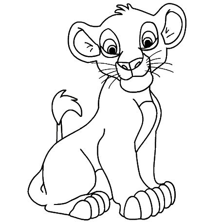 The Lion King Simba Drawing | Free download on ClipArtMag