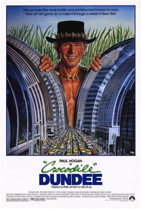 Crocodile Dundee 27x40 Movie Poster (1986) | Crocodile dundee, Movie ...