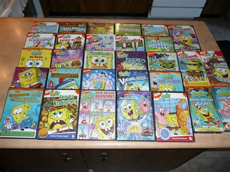 SpongeBob SquarePants DVD Collection 26 DVD'S & 4 VHS Saanich, Victoria