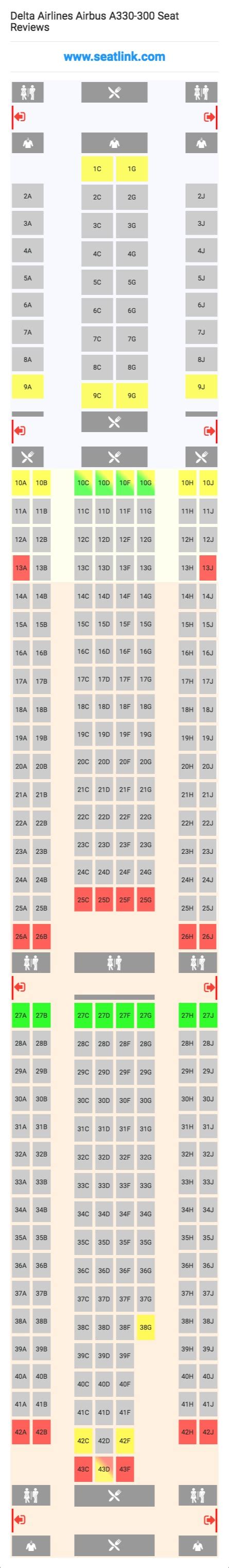 Delta Airlines Seating Chart 333 | Awesome Home