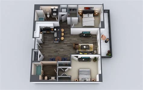 3 Bedroom Floor Plan With Dimensions – Two Birds Home