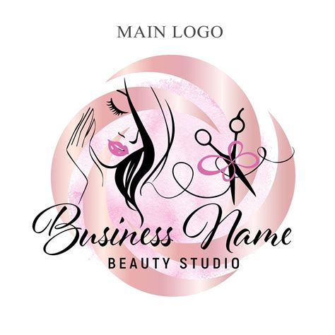 Pin by Belén Ruth on Logo de salón de belleza | Beauty salon logo, Logo design women, Premade ...