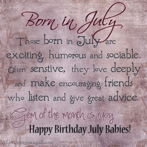 July Birthday Jewels - The Sketchy Scribe