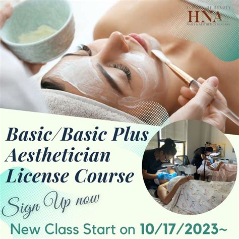 Upcoming Basic / Basic Plus Aesthetician License Course ( October 17.2023~) – Honolulu Nails and ...