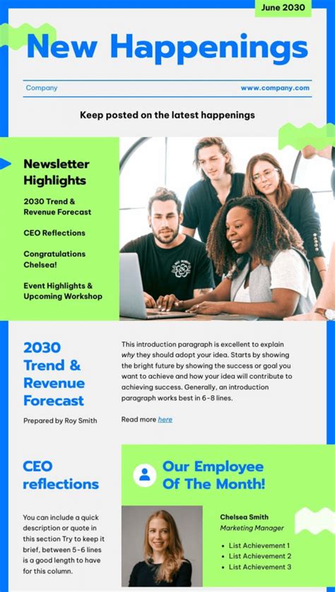 11 Best Company Newsletter Examples and Ideas | Sender