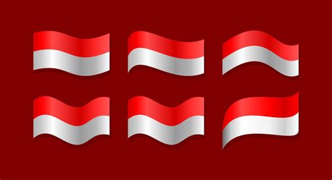 Flag Collection Indonesia independence day 8713877 Vector Art at Vecteezy