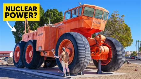 Massive trackless train sits untouched for years on a desert military base. | The Outdoors Trader