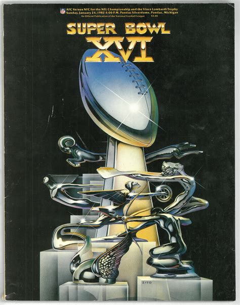 Lot Detail - Super Bowl XVI Program