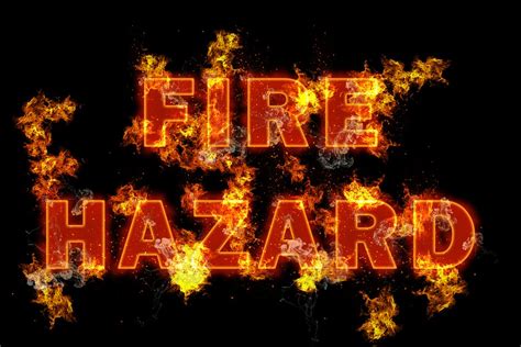 Download Fire Hazard, Warning, Danger. Royalty-Free Stock Illustration ...