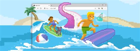 Microsoft Edge Users Can Now Play the Surf Game Inside the Browser