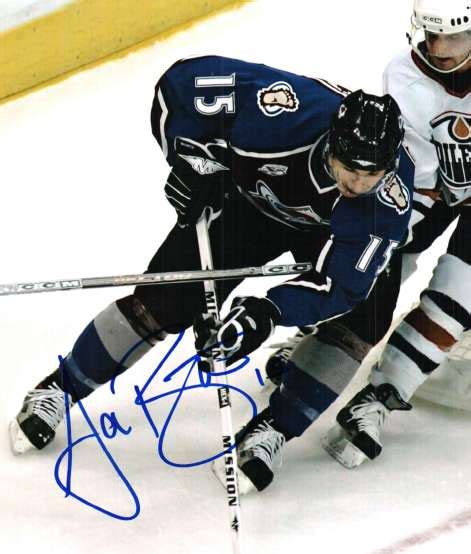 Autographed ANDREW BRUNETTE Colorado Avalanche Photo - Main Line Autographs