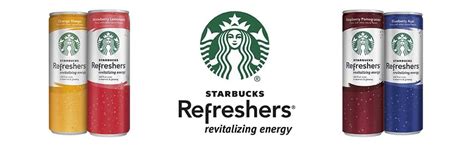 Amazon.com : Starbucks Refreshers, 4 Flavor Variety Pack, 12 Ounce Slim ...