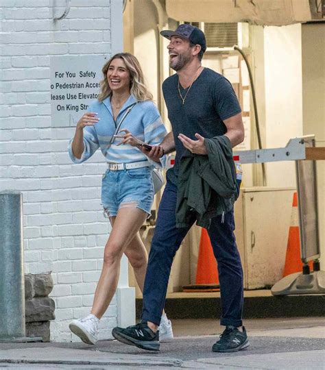 Zachary Levi, Girlfriend Caroline Tyler Share a Laugh in Toronto: Photo