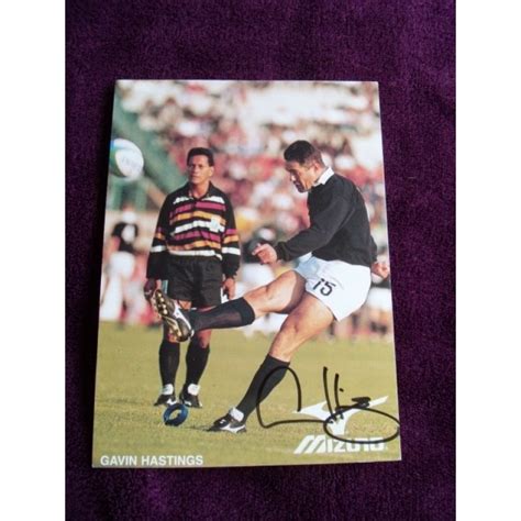 Gavin Hastings autograph (Scotland)