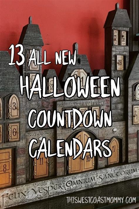 13 All New Halloween Countdown Calendars | This West Coast Mommy