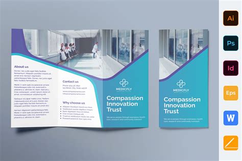 Medical Clinic Brochure Trifold (436924) | Brochures | Design Bundles in 2021 | Trifold brochure ...