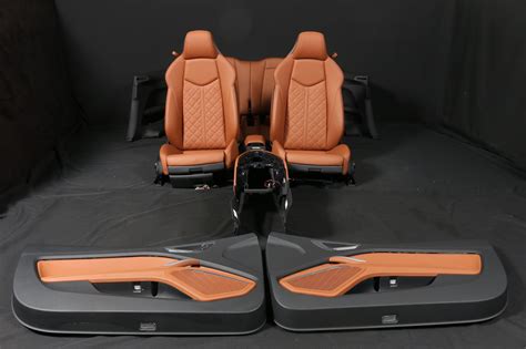 Orig Audi Tt 8S Sport Leather Seats Leather Trim Leather Seats Interior Brown | eBay