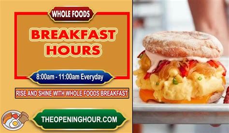 Whole Foods Breakfast Hours, Menu and Prices Ultimate Guide 2024