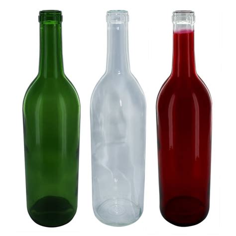 HBO Home Brew Ohio 750ml Wine Bottles Multi-Color Italian Theme Green Clear Red - Walmart.com ...