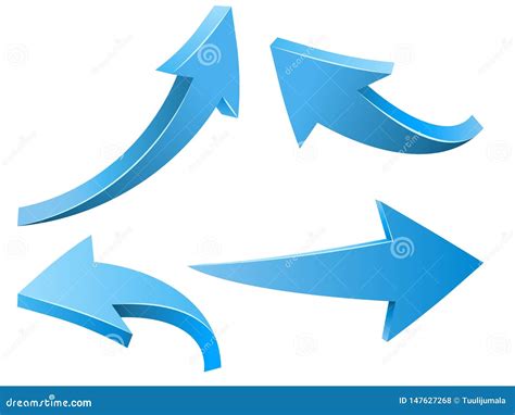 Curved Arrows Blue Stock Illustrations – 902 Curved Arrows Blue Stock ...