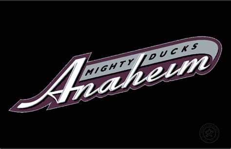 Anaheim Mighty Ducks Logo - Jersey Logo - National Hockey League (NHL) - Chris Creamer's Sports ...