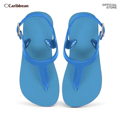 Caribbean Kids - Girls Flip-flops: Jonamae (Blue) | Lazada PH