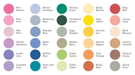 Stampin' Up! Overhauls Color Palette — Nally Studios | Mellow colors ...