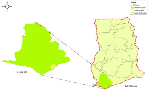 Context map of Sekondi-Takoradi Metropolitan Assembly in Ghana. | Download Scientific Diagram