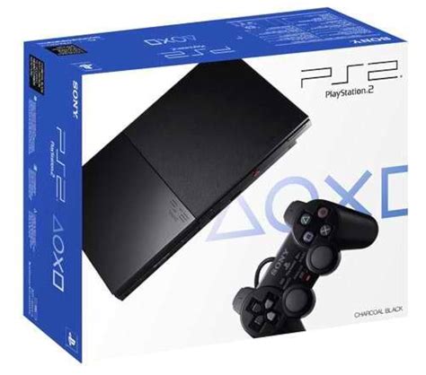 Sony PlayStation 2 Slimline Charcoal Black Console