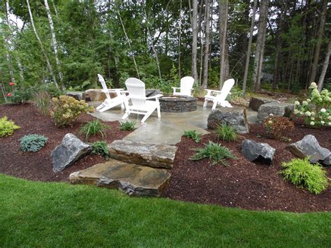 Fire pit | Fire pit landscaping, Outdoor backyard, Backyard landscaping designs