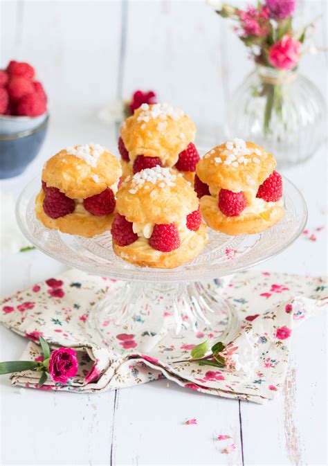 Choux à la crème et aux framboises – Moi, gourmande