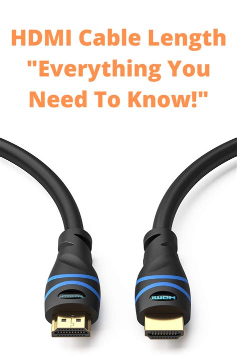 HDMI Cable Length – “Everything You Need To Know!” in 2021 | Hdmi, Hdmi cables, Cable