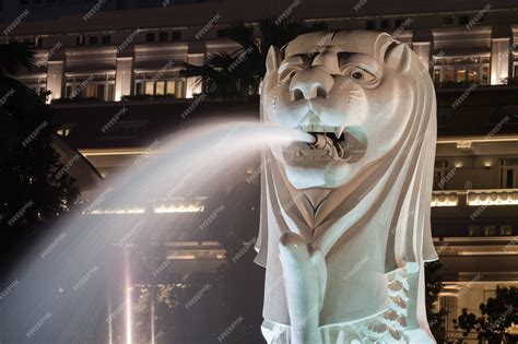 Premium Photo | The merlion statue