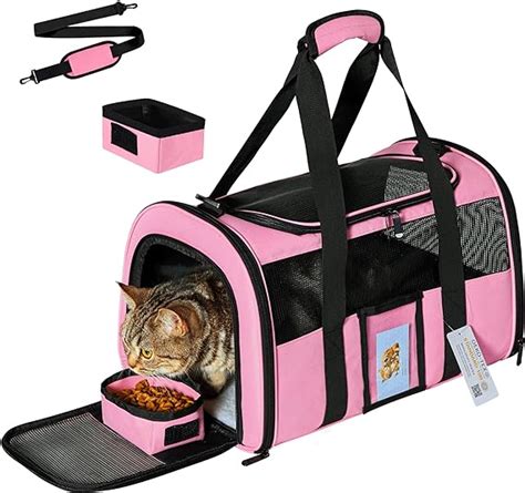 Amazon.com : Seclato Cat Carrier, Dog Carrier, Pet Carrier Airline ...