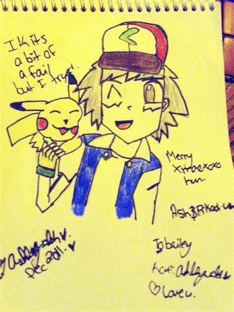 Ash and Pikachu by XxIJIZZSkittlesxX on DeviantArt