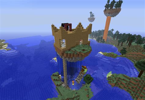 Minecraft: Floating house by Brawl629 on DeviantArt