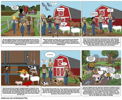 Battle of Cowshed Storyboard by ashleya