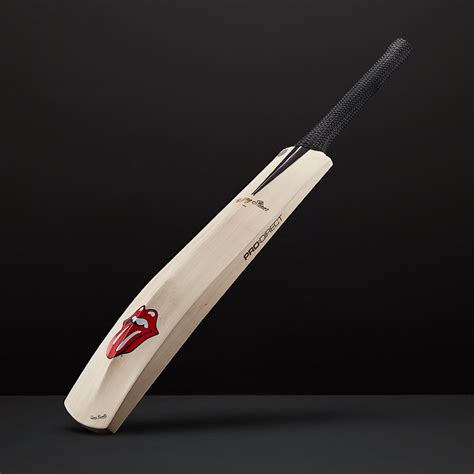 Cricket Bats - Gray - Nicolls Players Rolling Stones Cricket Bat - Black - Pro