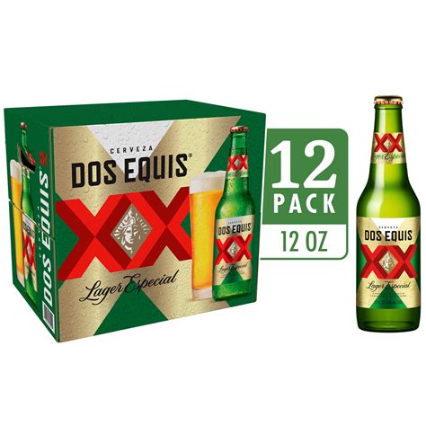 Dos Equis Mexican Lager Beer, 12pk 12oz Btls, 4.2% Alcohol by Volume - Walmart.com