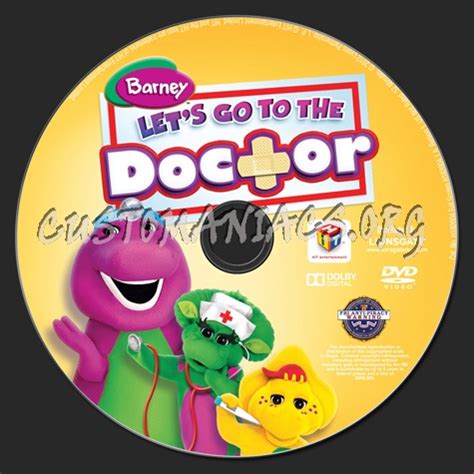 Barney Let's Go To The Doctor dvd label - DVD Covers & Labels by ...