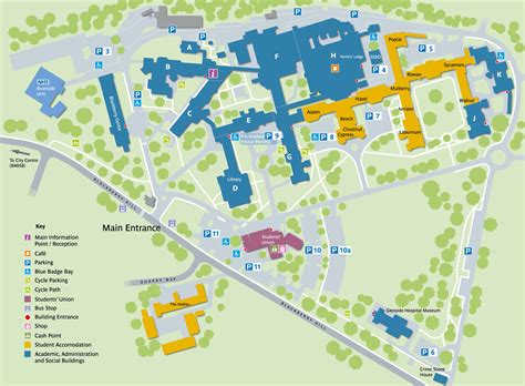 Bristol University Campus Map