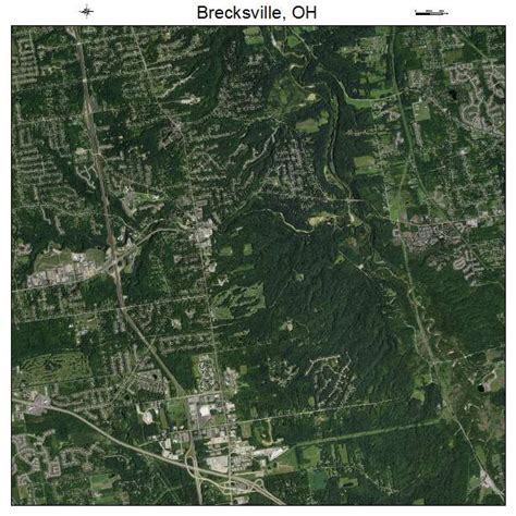 Aerial Photography Map of Brecksville, OH Ohio