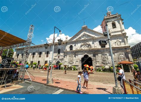 People Who Watch Sto Nino Church, Cebu City , Philippines Editorial Photography - Image of ...