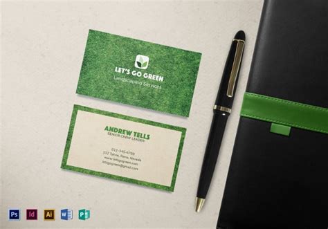 Landscaping Business Card Template