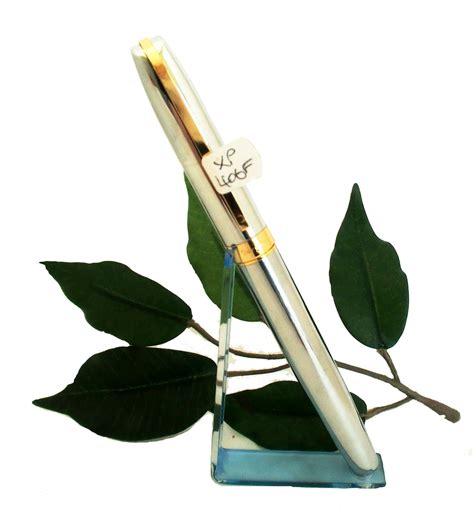 X-Pen Legend Fountain Pen Steel & Gold Trim 406F X Pen – Pens Etc