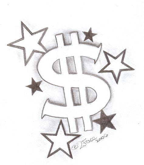 Tattooflash Dollar with Stars by 2Face-Tattoo.deviantart.com on @DeviantArt | Dollar sign tattoo ...