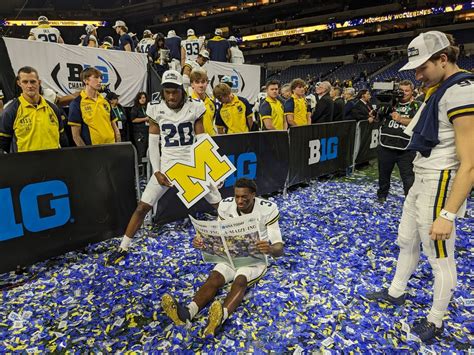 On the field for Michigan’s Big Ten championship celebration - mlive.com